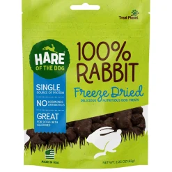 100% Rabbit Freeze Dried Dog Treats