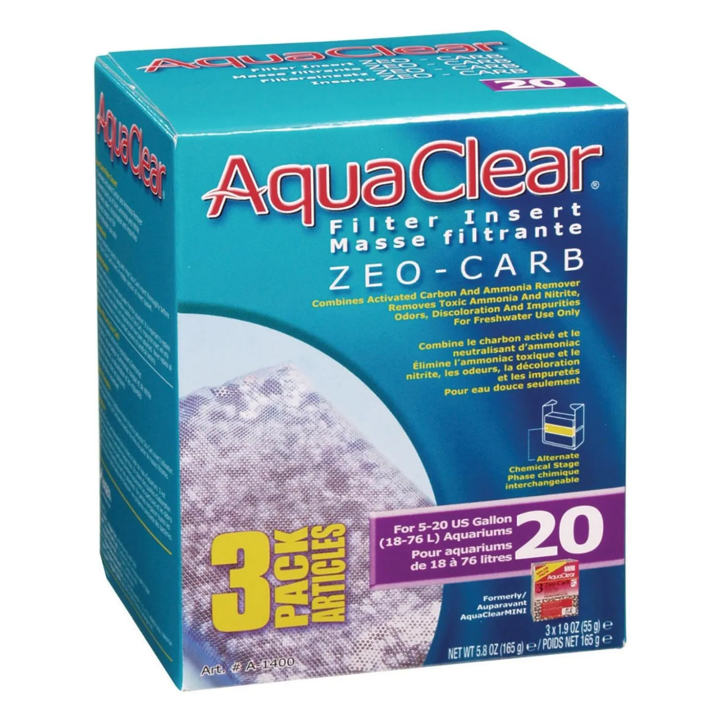 20 Zeo-Carb Filter Insert