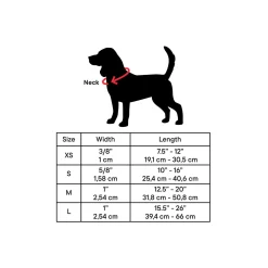 Adjustable Black & White Dog Collar