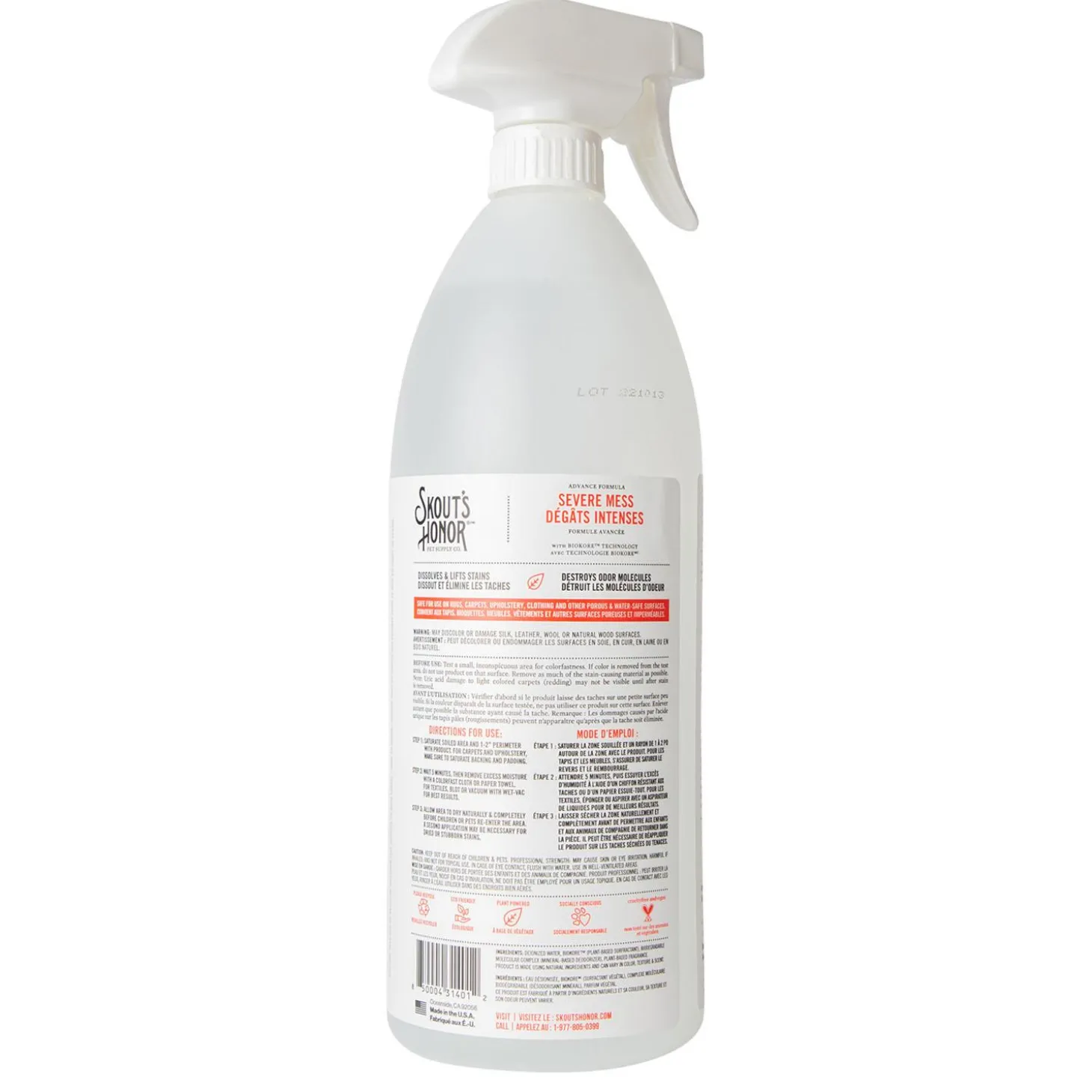 Advanced Formula Severe Mess Stain & Odour Dog Spray