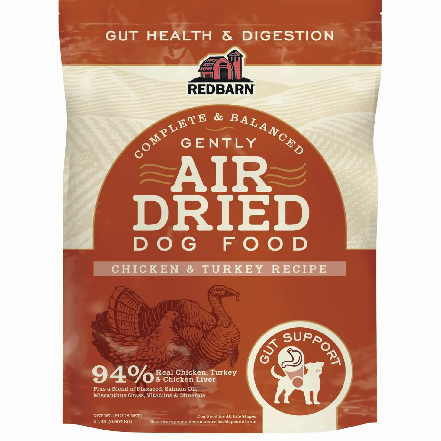 Air Dried Gut Health & Digestion Chicken & Turkey Recipe Dog Food