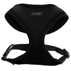 Air Mesh Over-the-Head Black Dog Harness