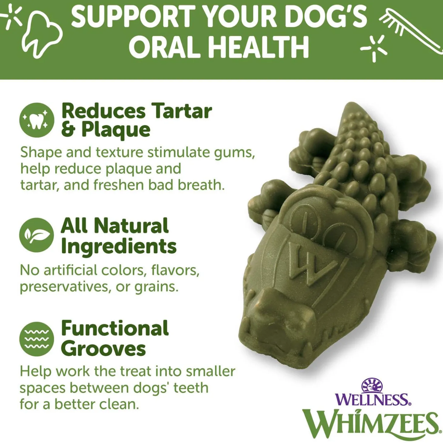 Alligator Small Chews Dog Treats