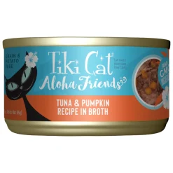 Aloha Friends Tuna & Pumpkin Recipe in Broth Cat Food