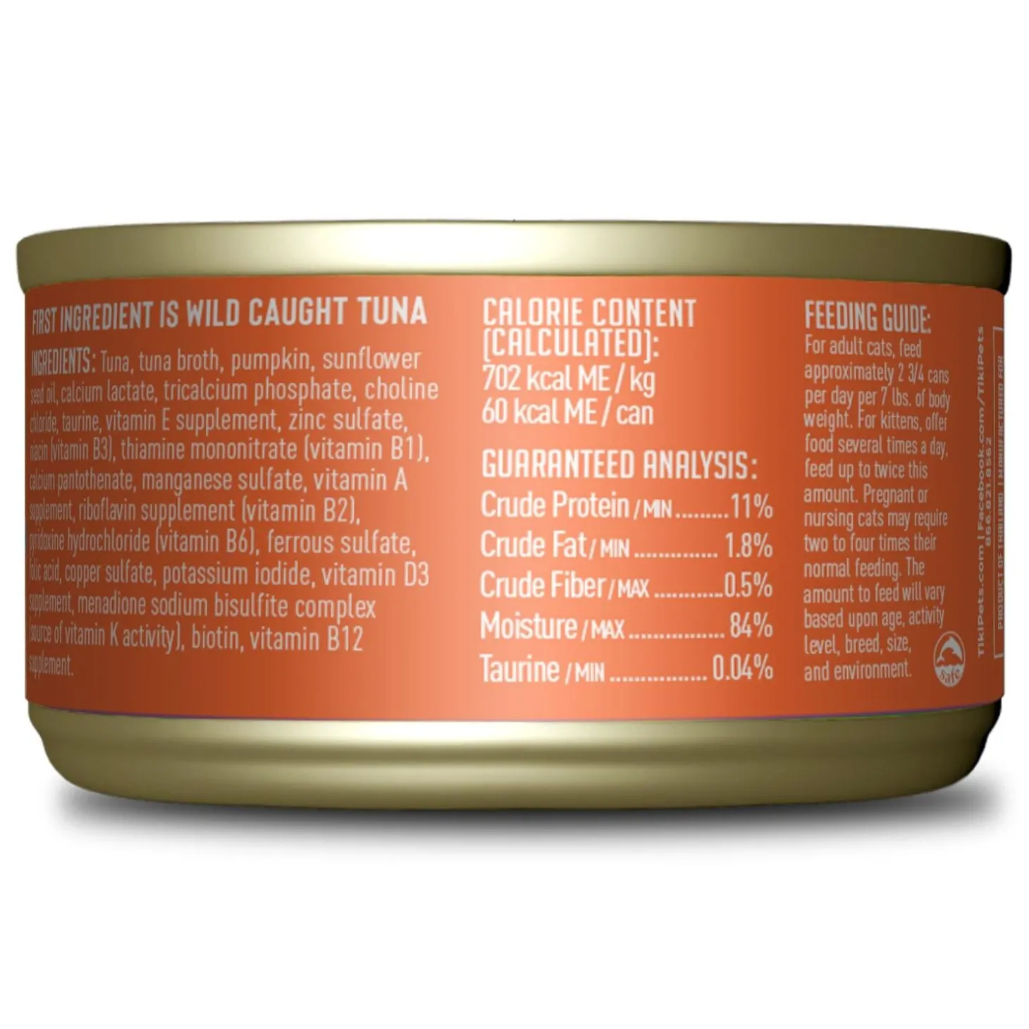 Aloha Friends Tuna & Pumpkin Recipe in Broth Cat Food