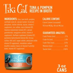 Aloha Friends Tuna & Pumpkin Recipe in Broth Cat Food