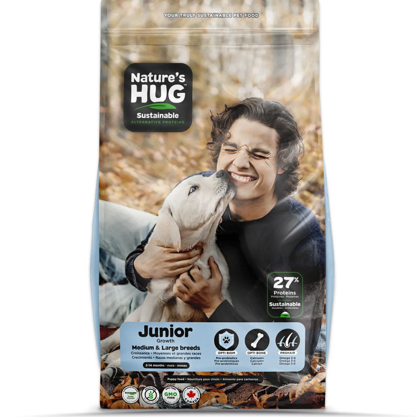 Alternative Proteins Junior Medium & Large Breeds Puppy Dog Food