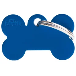 Aluminum Blue Bone ID Tag