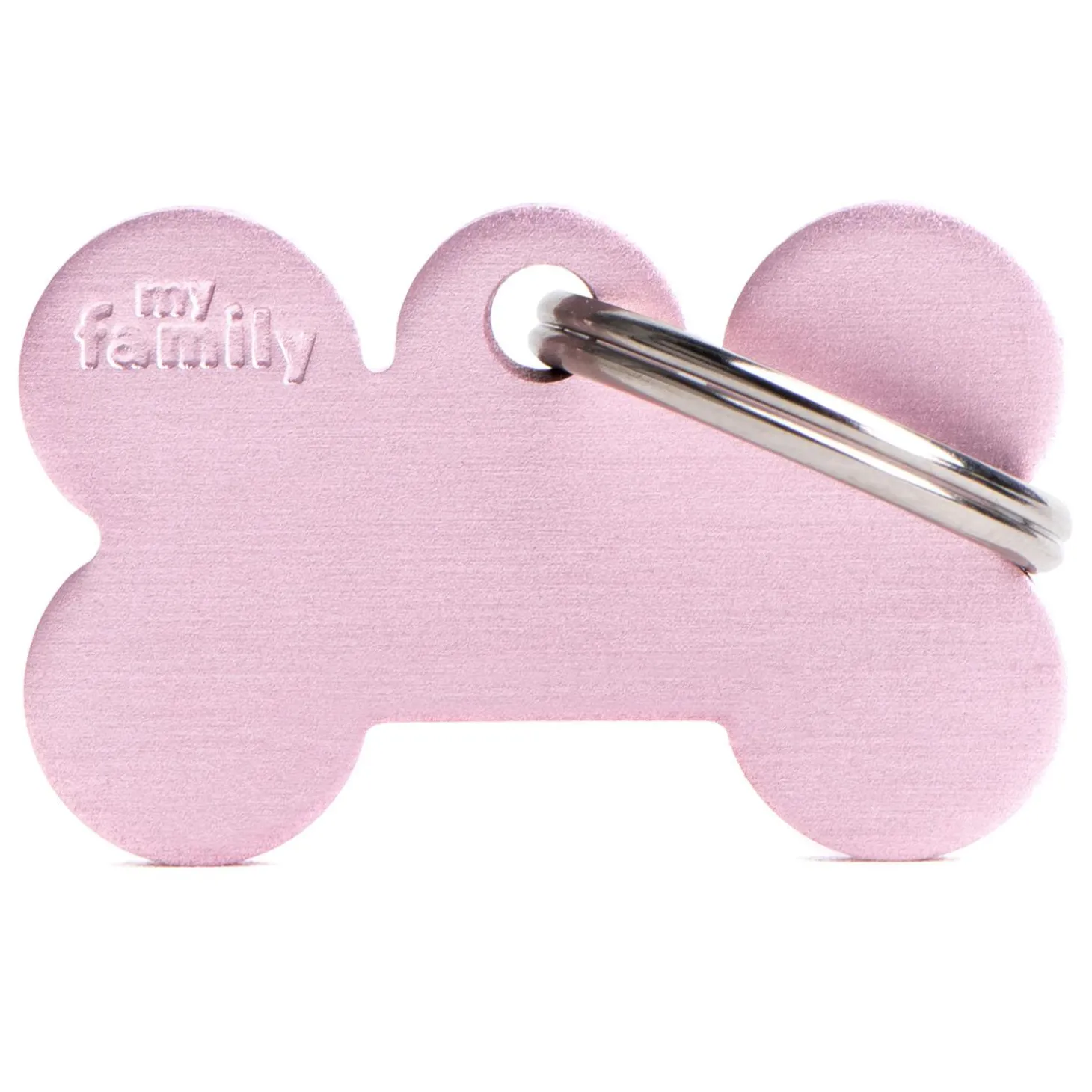 Aluminum Pink Bone ID Tag