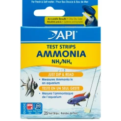 Ammonia Test Strips for Freshwater and Saltwater Aquariums