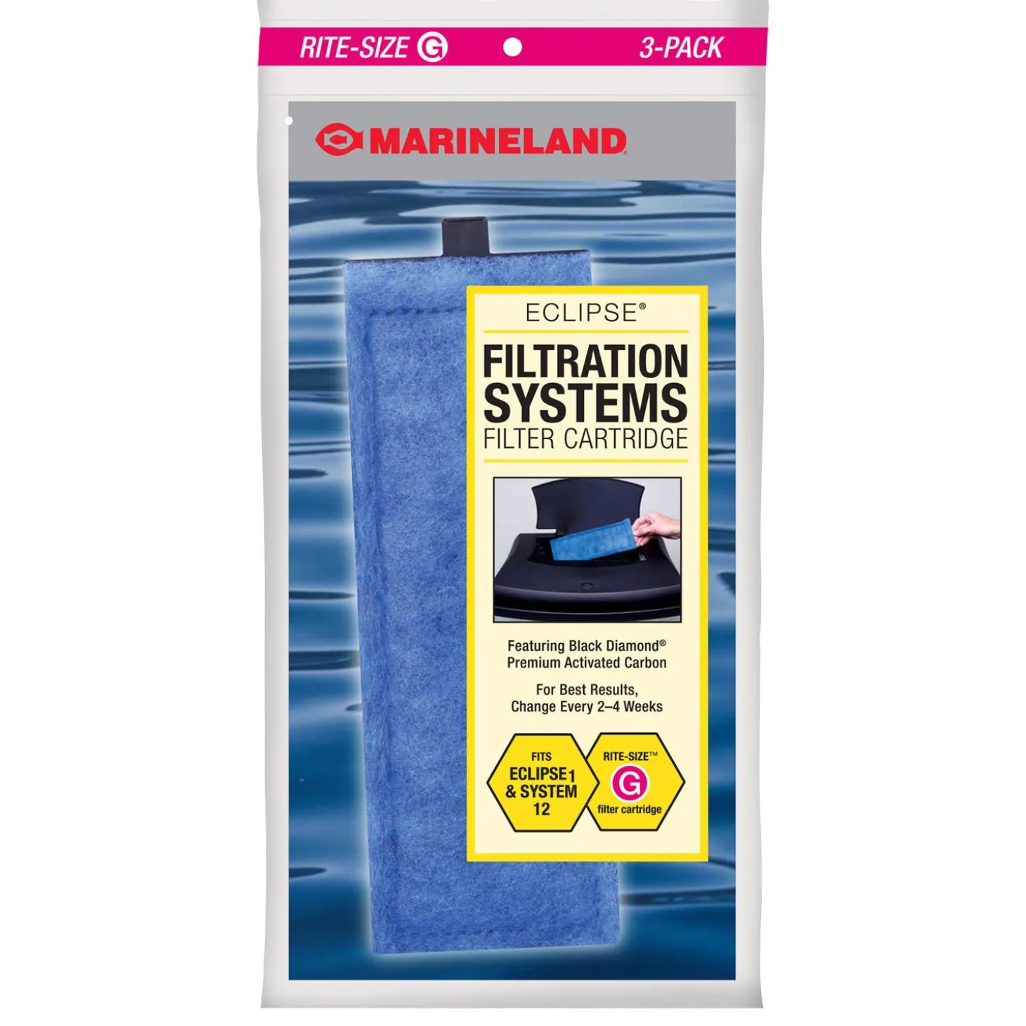 Aquarium Filter Rite-Size G Cartridge Replacement