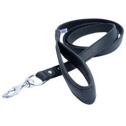 Aspen Leather Leash - Black