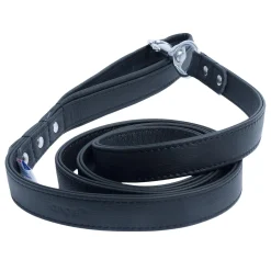 Aspen Leather Leash - Black