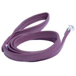 Aspen Leather Leash - Purple