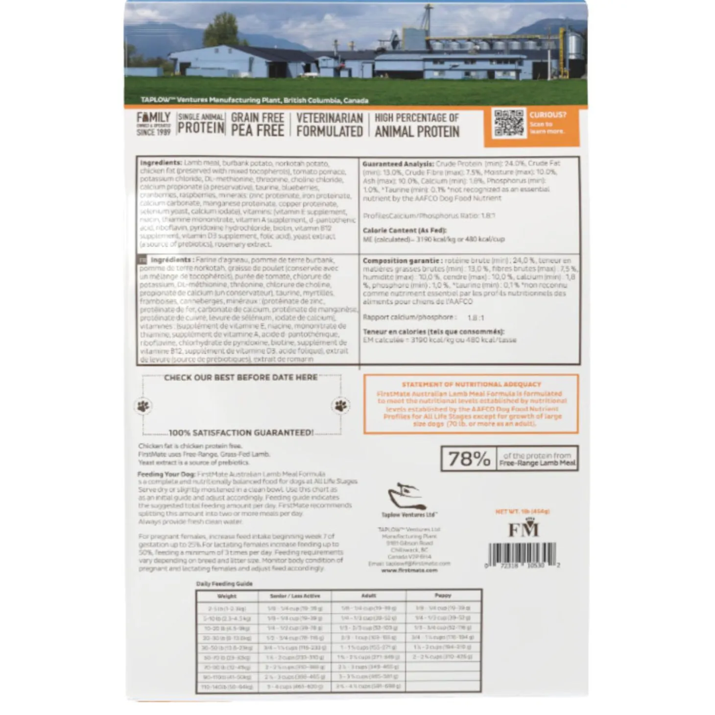 Australian Lamb Meal Formula Dog Food