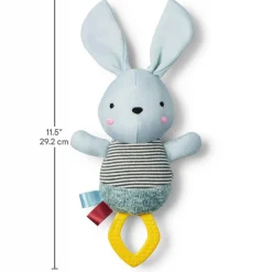 Baby Grey Rabbit Dog Toy