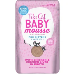 Baby Mousse Chicken & Chicken Liver Kitten Cat Food