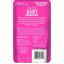 Baby Mousse Chicken & Chicken Liver Kitten Cat Food