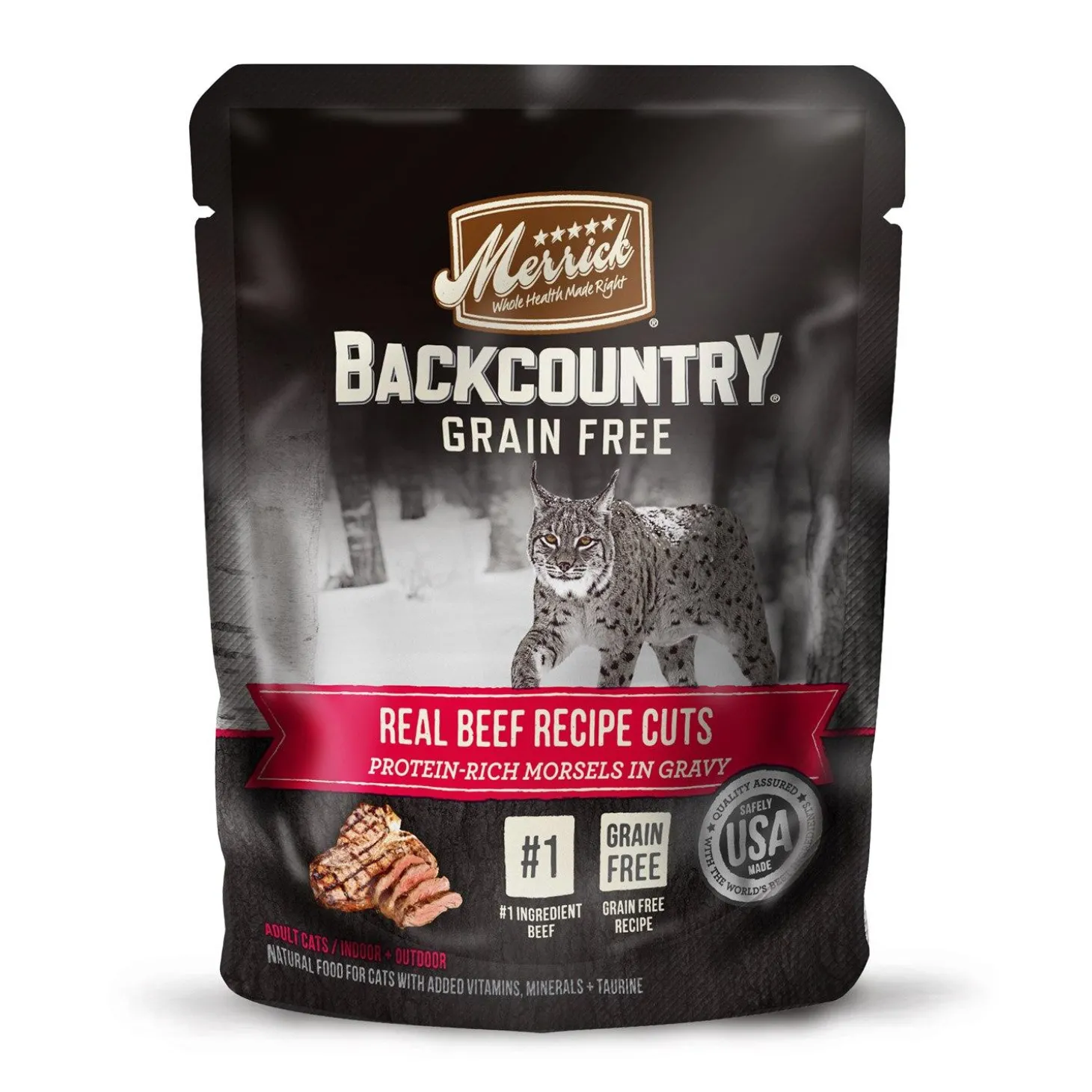 Backcountry Grain Free Real Beef Cuts Recipe Cat Food