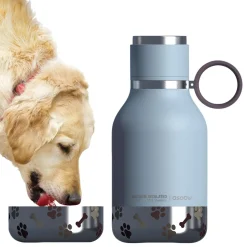 Bailey Stainless Steel Bottle & Bowl - Blue