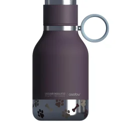 Bailey Stainless Steel Bottle & Bowl - Burgundy