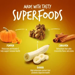 Baked Pumpkin & Banana Flavour Dog Treats