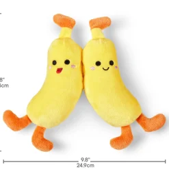 Banana Twins Dog Toys