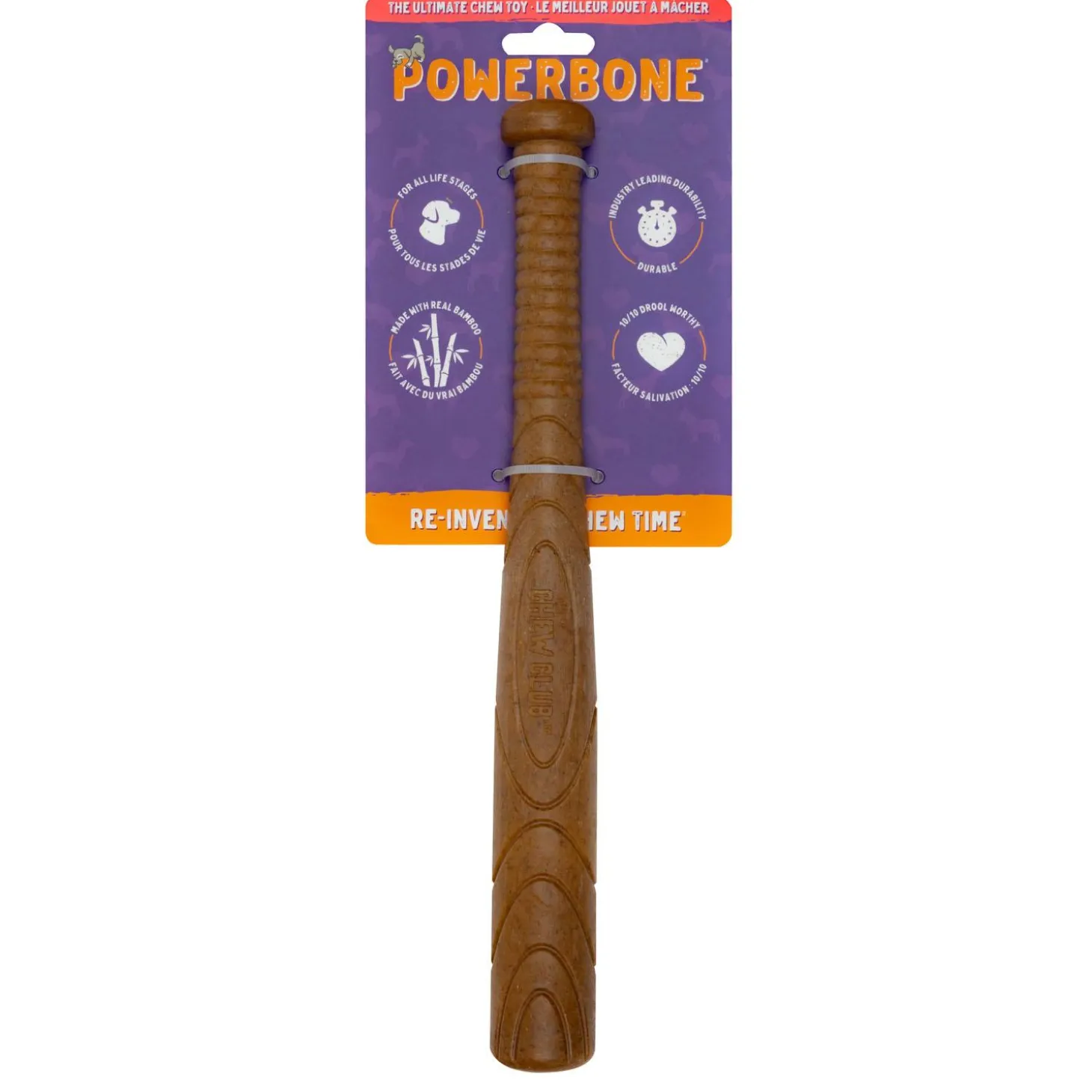 Baseball Bat Dog Toy
