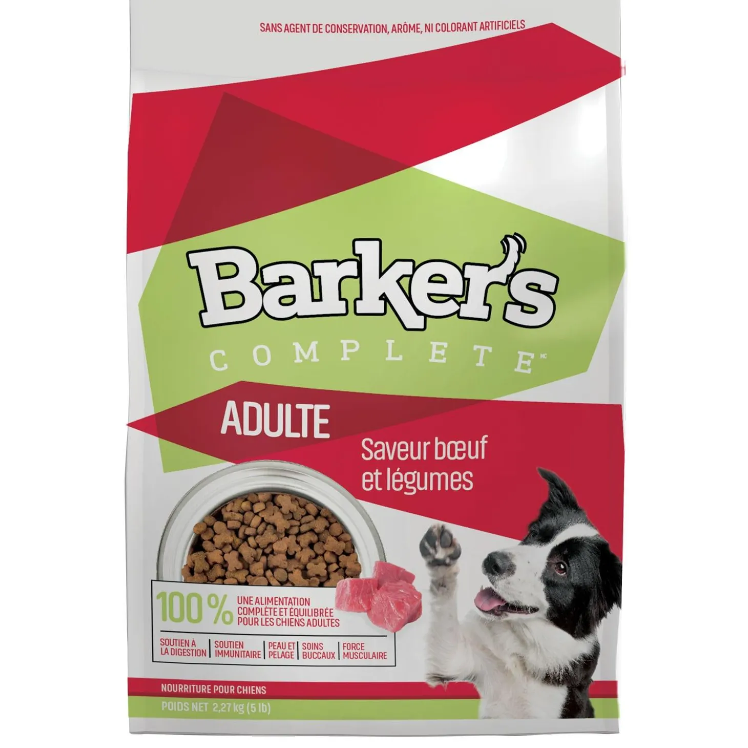 Beef & Vegetable Flavor Adult Dog Food