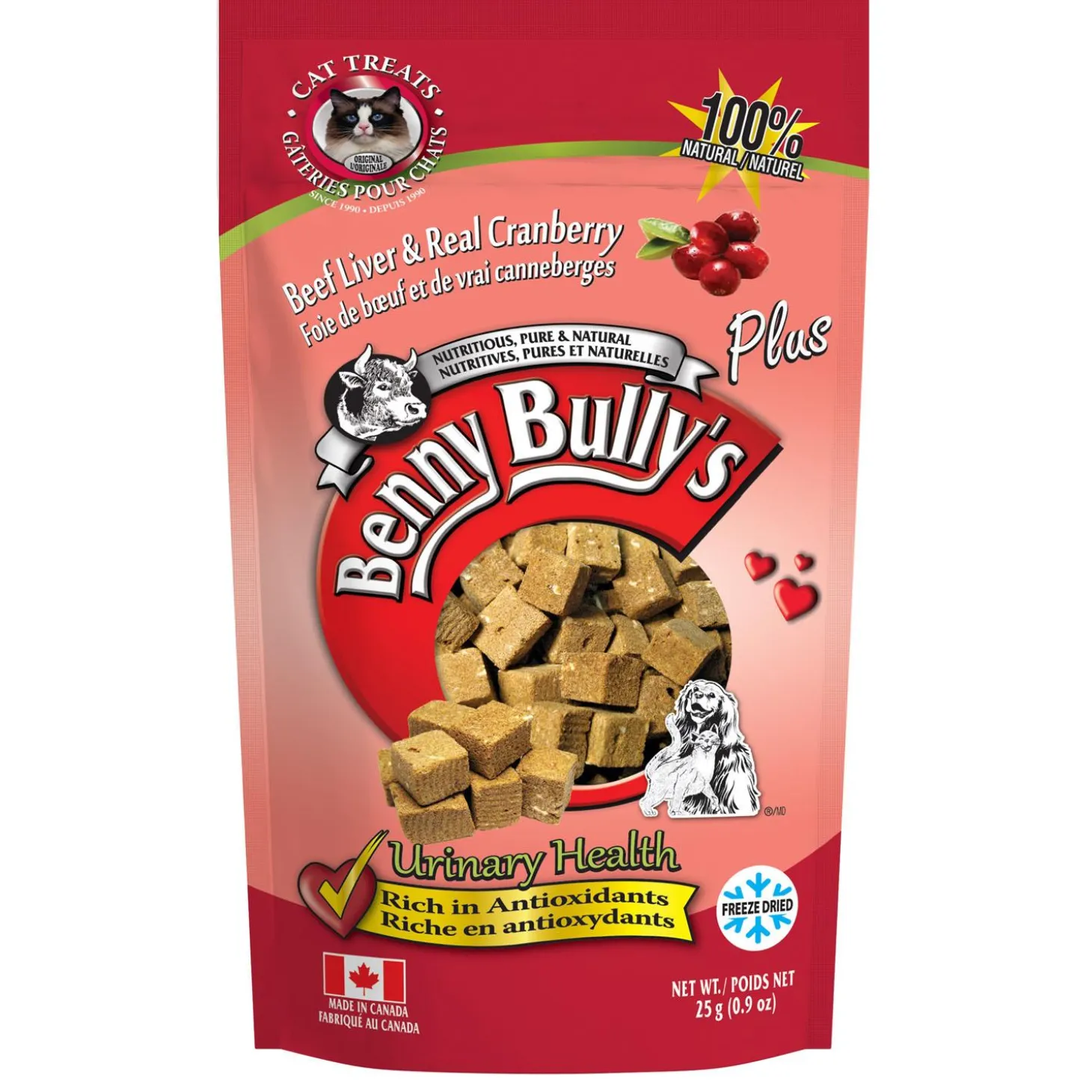 Beef Liver Plus Cranberry Cat Treats