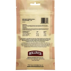 Beef with Pumpkin Small Stuffed Bone Dog Treat