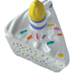 Birthday Cake Chew Multi Coloured Dog Toy