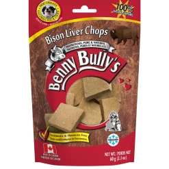 Bison Liver Chops Dog Treats