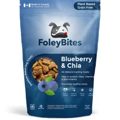 Bites Plant Based Blueberry & Chia Dog Treats
