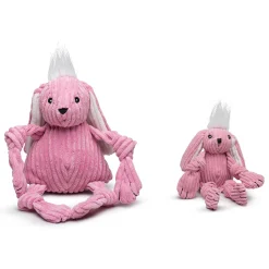 Bitsy Bunny Knottie Plush Dog Toy