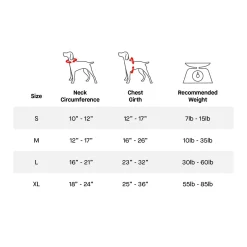 Black Neoprene Dog Harness