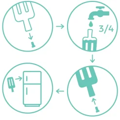 Blue Ice Cone Cooling Toy