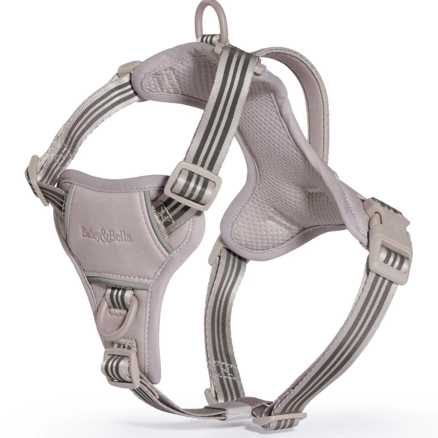 Bone Reflective Cushion Neoprene Padded Dog Harness