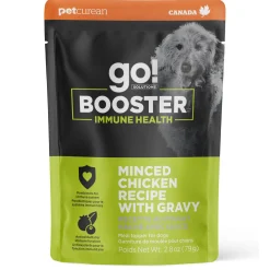 Booster Immune Health Minced Chicken Recipe With Gravy Dog Food Topper