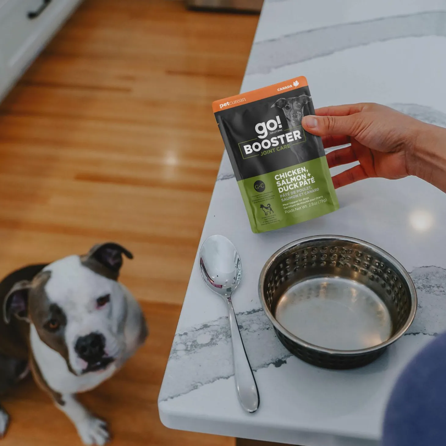 Booster Joint Care Chicken Salmon + Duck Pate Dog Food Topper