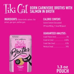 Born Carnivore Broths Salmon Cat Food Topper