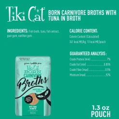 Born Carnivore Broths Tuna Cat Food Topper