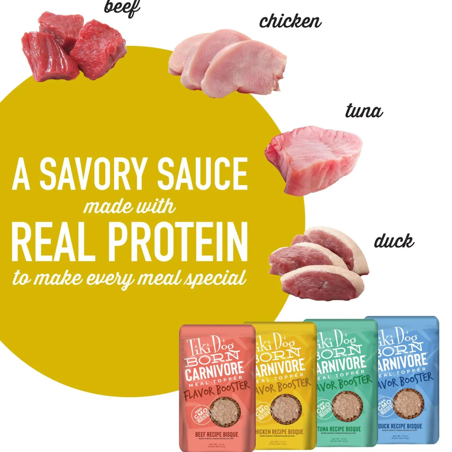 Born Carnivore Flavour Booster Variety Pack Dog Food Toppers