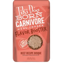 Born Carnivore Flavour Booster Beef Recipe Bisque Dog Food Topper