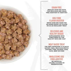 Born Carnivore Flavour Booster Beef Recipe Bisque Dog Food Topper