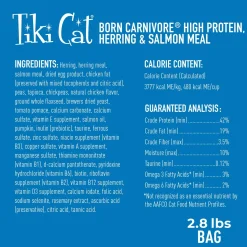 Born Carnivore High Protein Herring & Salmon Meal Recipe Cat Food
