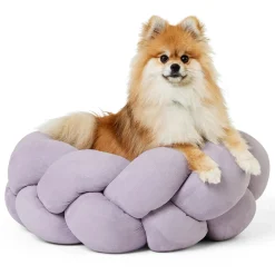 Braided Cuddler Lilac Bed