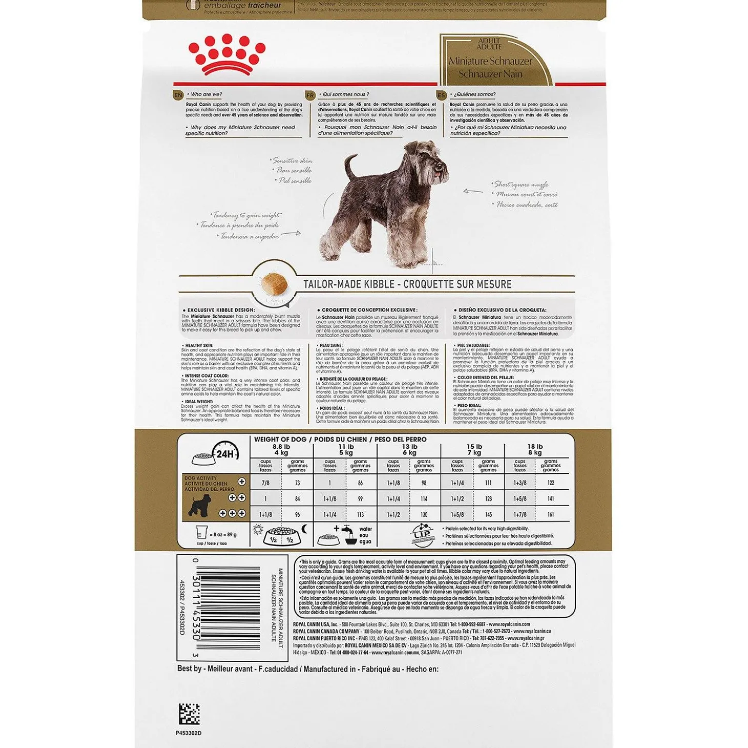 Breed Health Nutrition Miniature Schnauzer Adult Dog Food