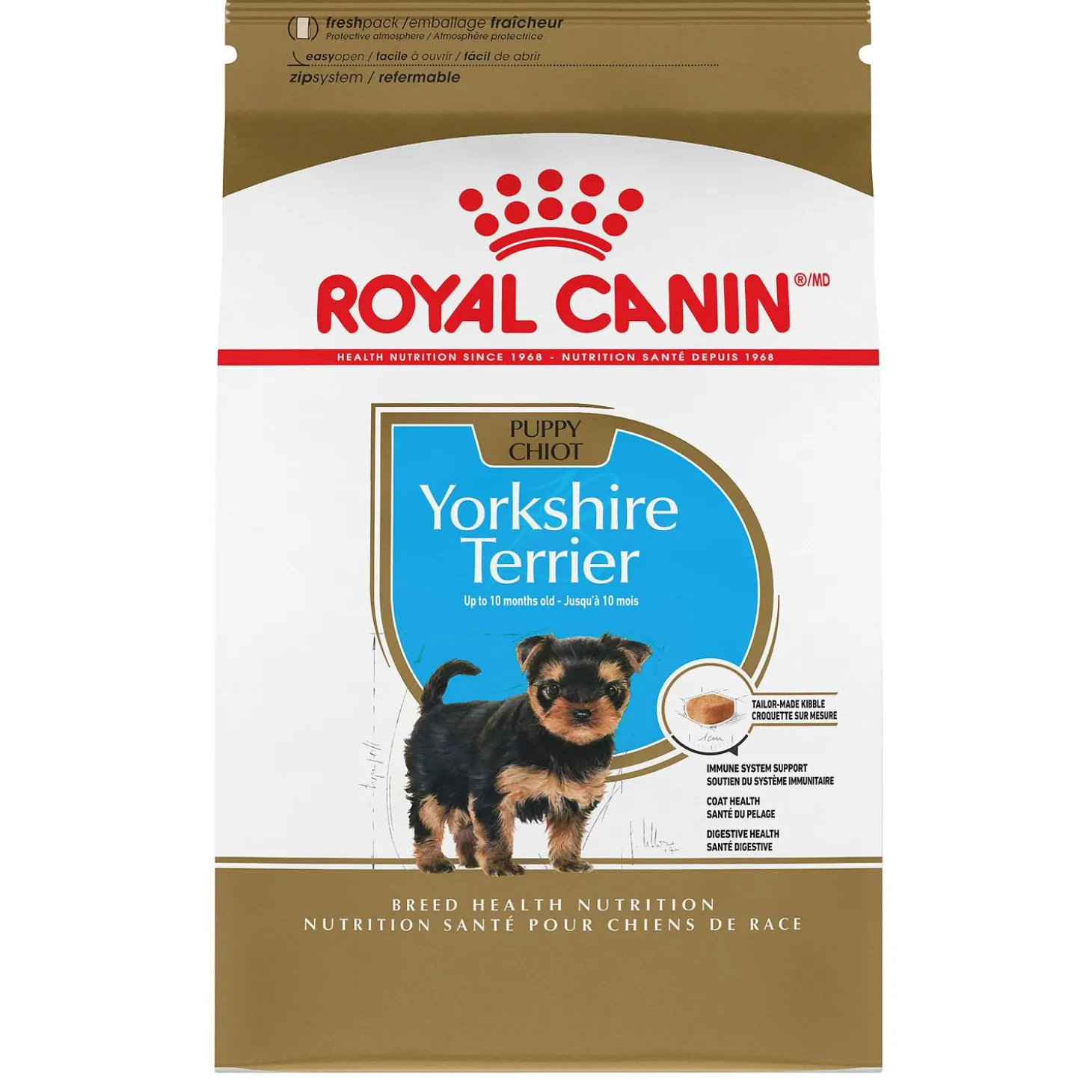 Breed Health Nutrition Yorkshire Terrier Puppy Dog Food
