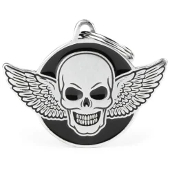Bronx Winged Skull ID Tag